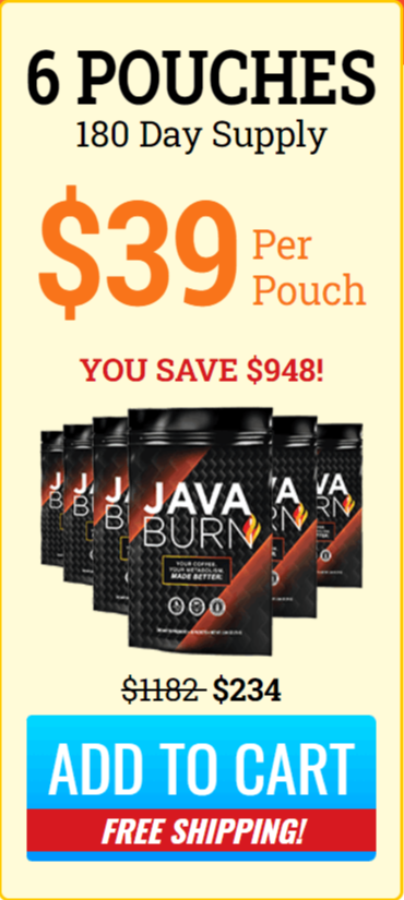 Java Burn 6 bottle